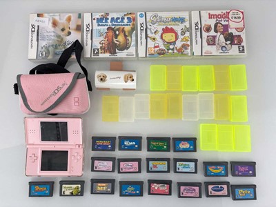 Lot Nintendo DS lite with carry case together with...