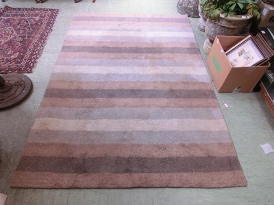 Lot 4 - A modern striped rug