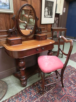 Lot 29 - A 19th century mahogany dressing table, the...