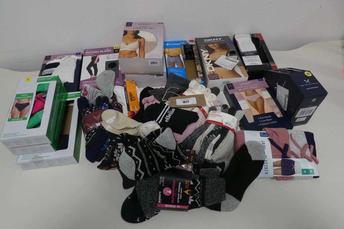 Lot A mixed bag of men's and women's underwear,...