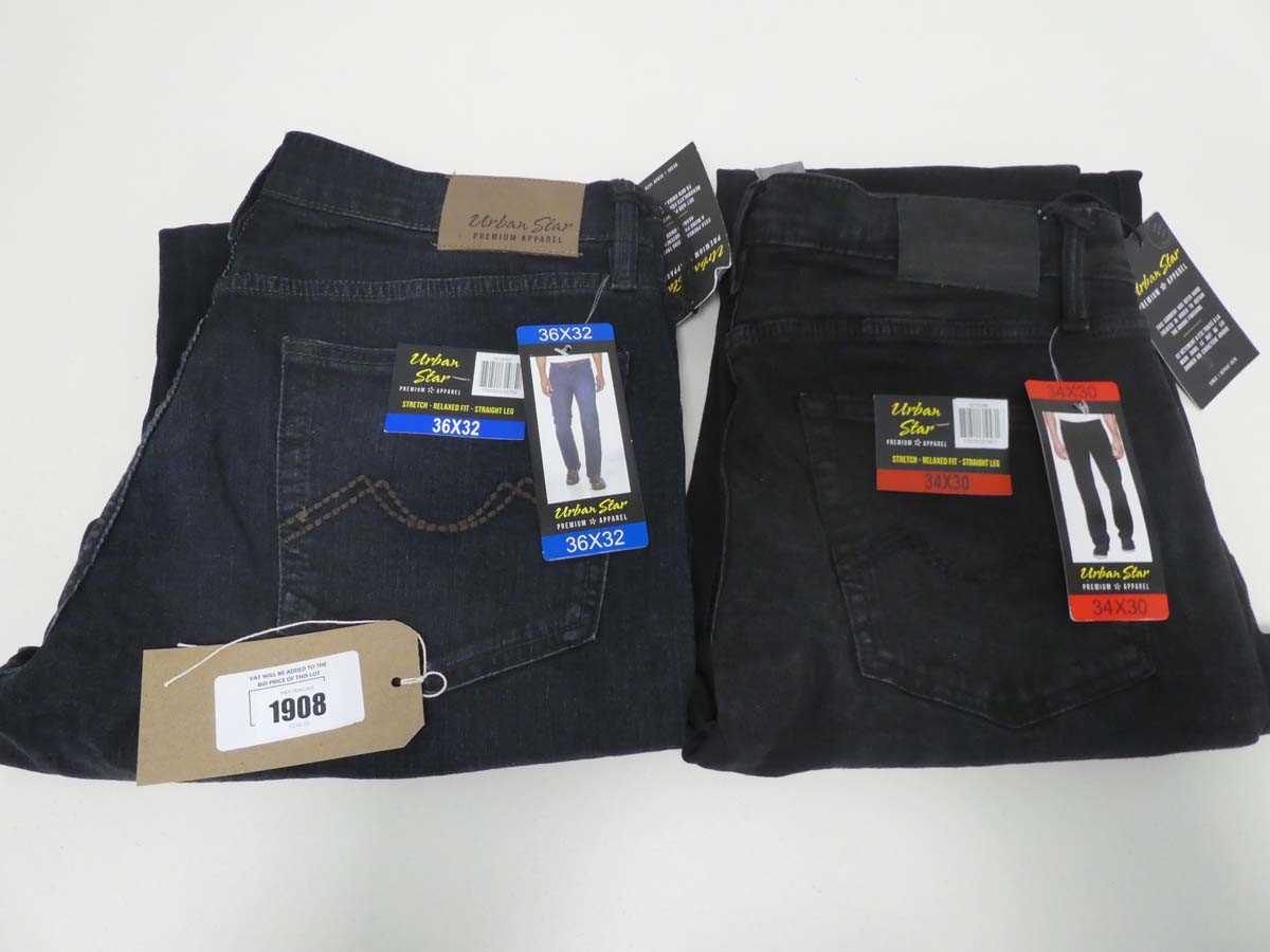 Lot Approx. 14 pairs of mens jeans by Urban Star