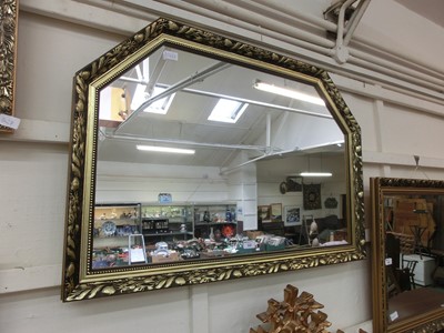 Lot 64 - A modern gilt framed mirror