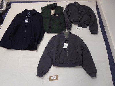 Lot 4x Coats to include T/ALA, Carhartt and Crew...