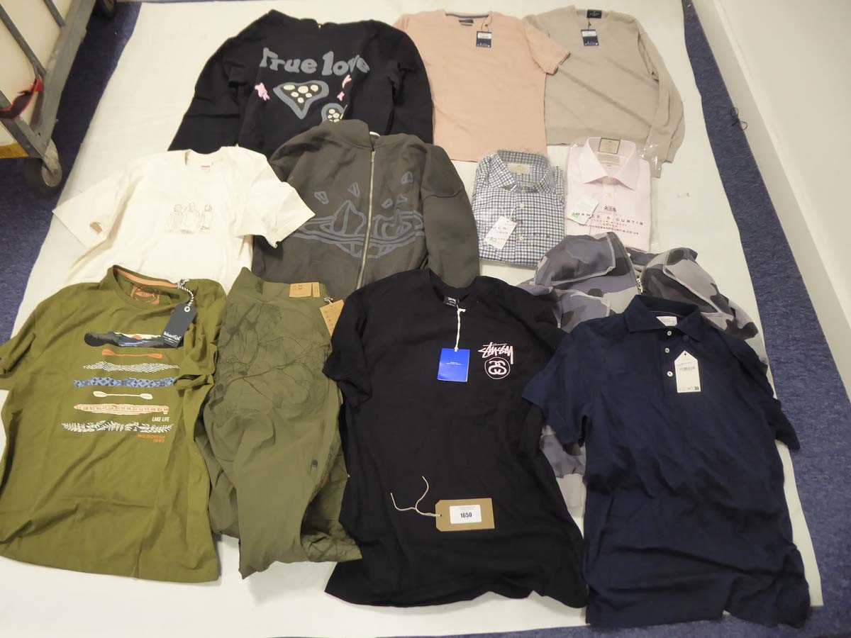 Lot 1650 - Selection of clothing to include Hawes &...