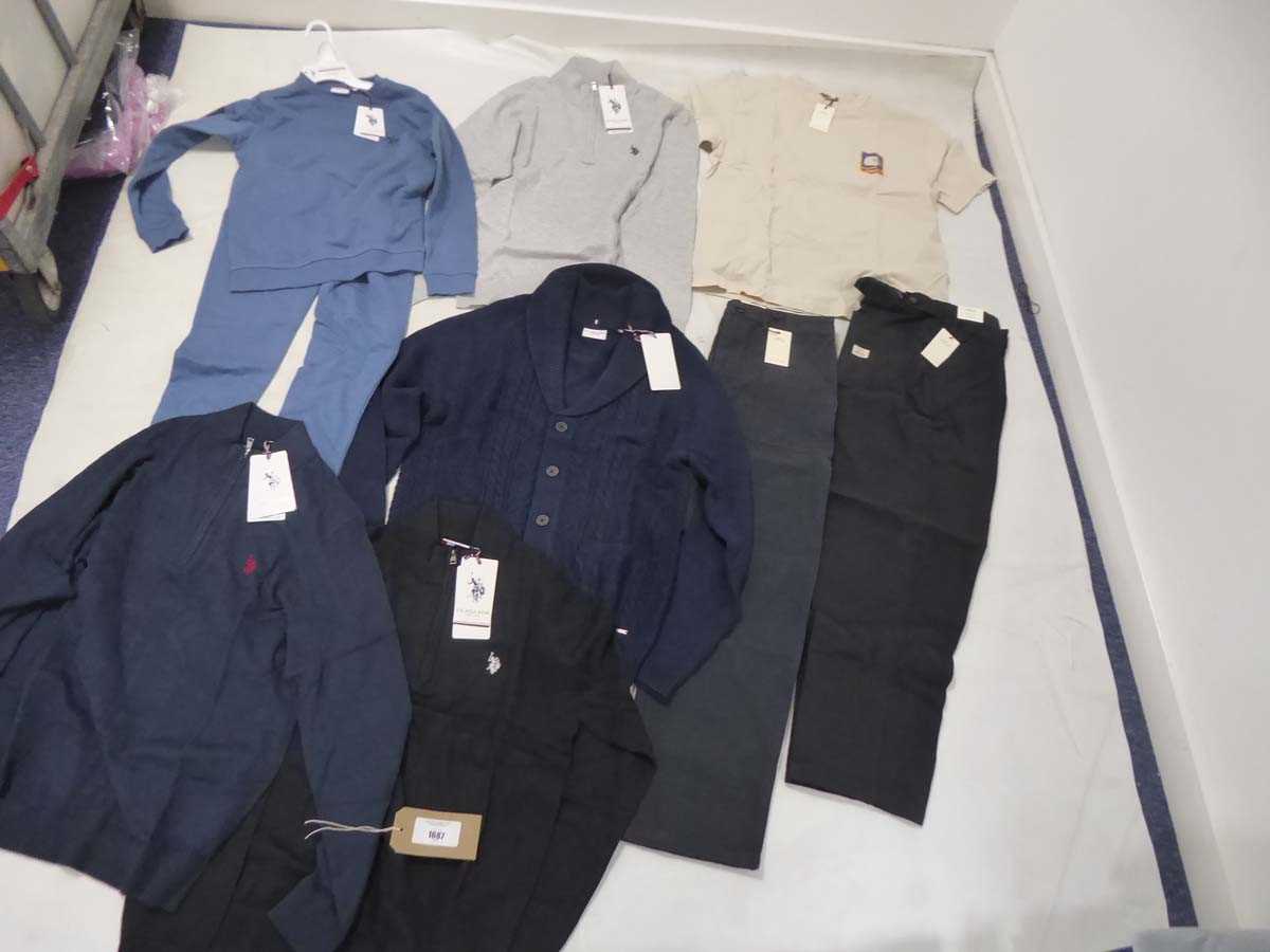 Lot 1687 - Selection of P&Co and US Polo Assn clothing