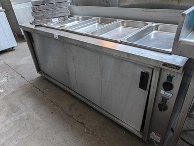 Lot 762 - 180cm electric Moffat hot cabinet with...