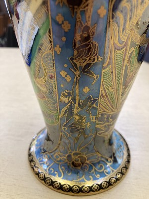 Lot 215 - A Wedgwood Fairyland lustre vase of slender...