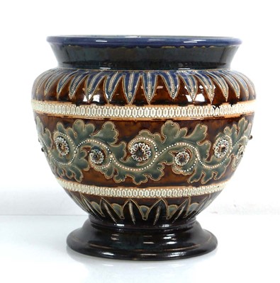 Lot 203 - A Doulton Lambeth jardiniere of typical form...