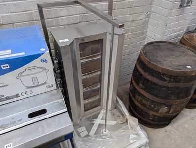 Lot 165 - Gas powered rotary kebab grill