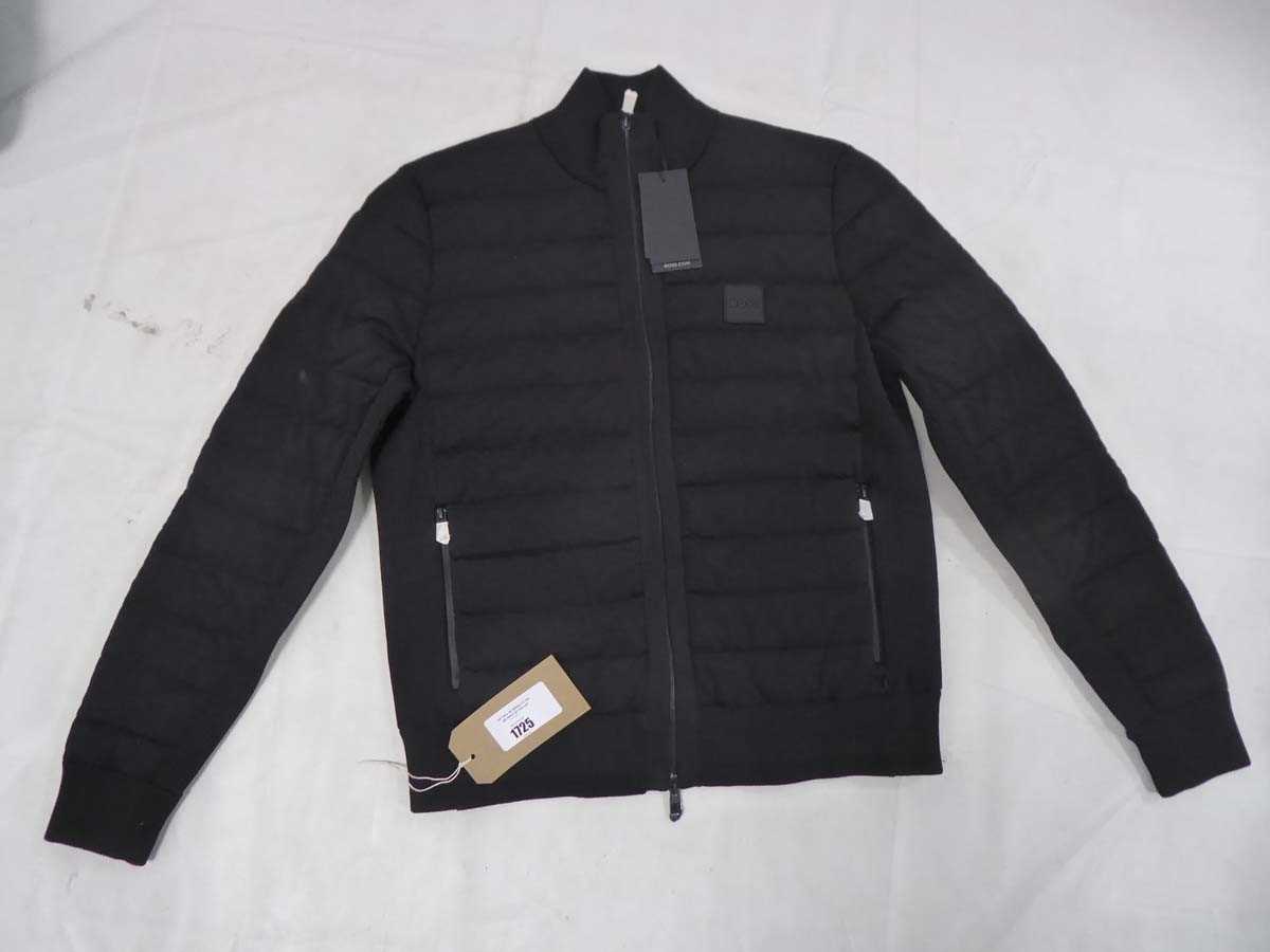 Lot Hugo Boss pondrio knit jacket in black size...