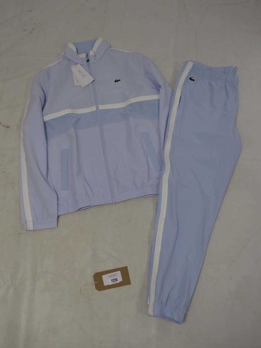 Lot Lacoste Sport blue lightweight tracksuit size 5