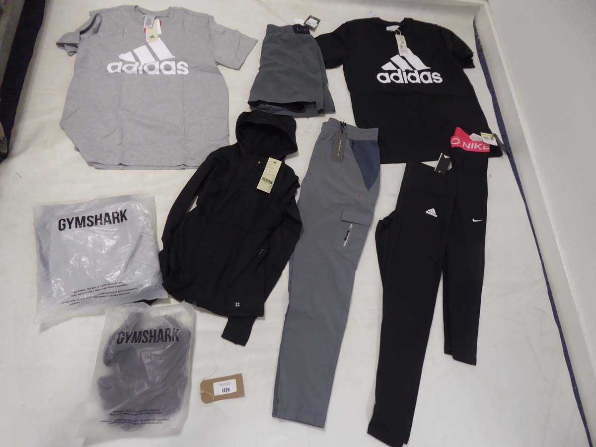 Lot Selection of sportswear to include Gym Shark,...