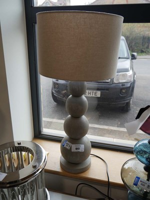 Lot 1017 - Globular type table lantern in a concrete...