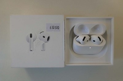 Lot Apple AirPods 4, boxed with charging case