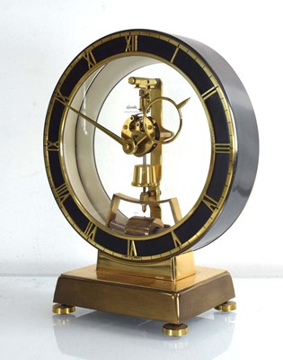 Lot 46 - A West German electronic mantle clock by Kundo,...