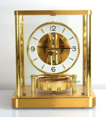 Lot 49 - A Jaeger Le Coultre 'Atmos' clock in a gilt...