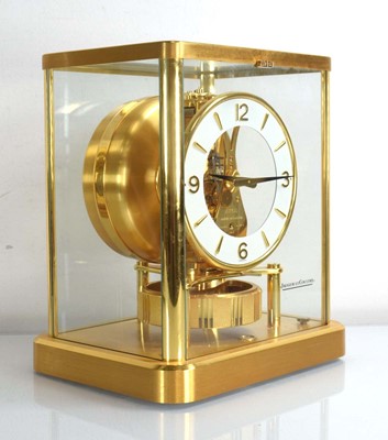 Lot 49 - A Jaeger Le Coultre 'Atmos' clock in a gilt...