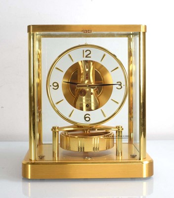 Lot 49 - A Jaeger Le Coultre 'Atmos' clock in a gilt...