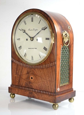 Lot 54 - A 19th century table or bracket clock, the...