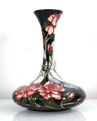 Lot 278 - A Moorcroft vase of ships decanter form...