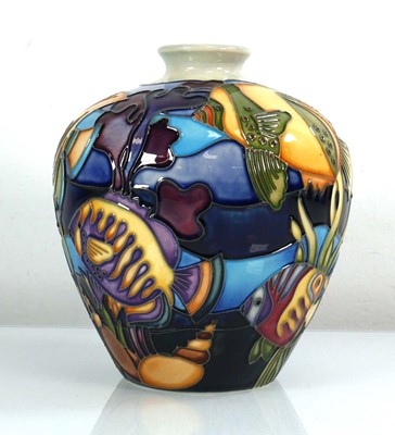 Lot 281 - A Moorcroft vase of shouldered form decorated...