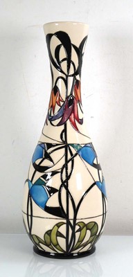 Lot 288 - A large Moorcroft vase of slender form...