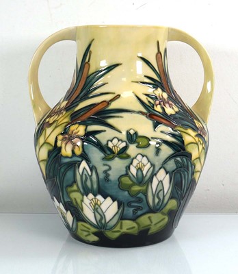 Lot 290 - A large Moorcroft two handled vase decorated...