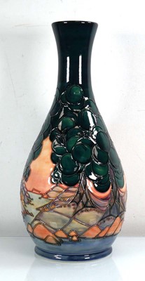 Lot 293 - A large Moorcroft vase of slender form in the...