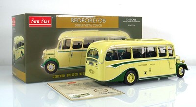 Lot 134 - A Sun Star 1:24 scale model of a Bedford OB...