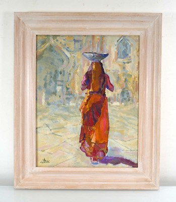 Lot 167 - Sylvia R.. Ditch (contemporary), 'Indian Woman'...