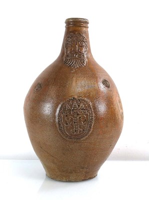 Lot 298 - A stoneware bellarmine jug of typical form...