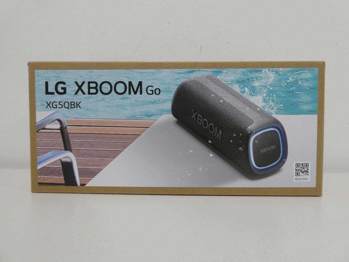 Lot LG XBOOM Go portable bluetooth speaker, model...