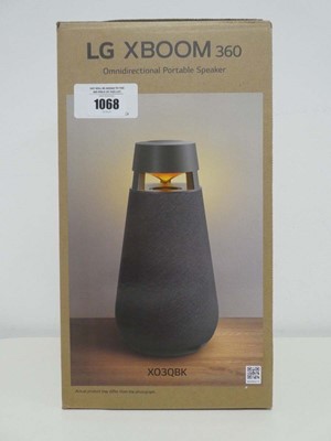 Lot LG XBOOM 360 omnidirectional portable speaker,...