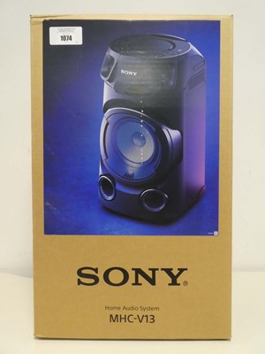 Lot SONY Home Audio System, model MHC-V13, boxed