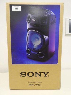 Lot SONY Home Audio System, model MHC-V13, boxed
