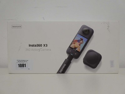 Lot Insta360 X3 360 Action Camera, boxed