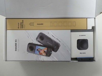 Lot Insta360 X3 360 Action Camera, boxed