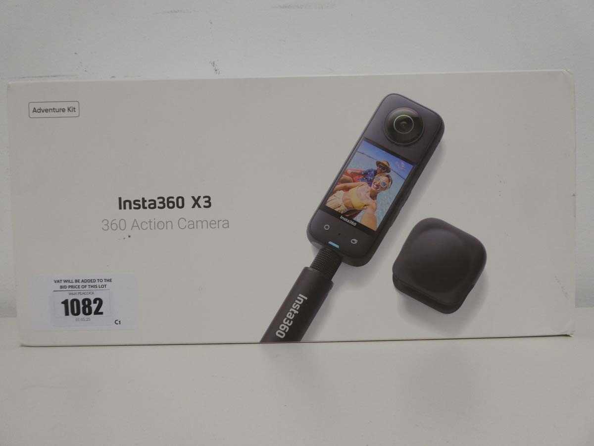 Lot Insta360 X3 360 Action Camera, boxed