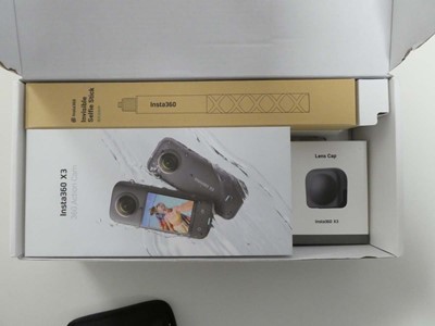 Lot Insta360 X3 360 Action Camera, boxed