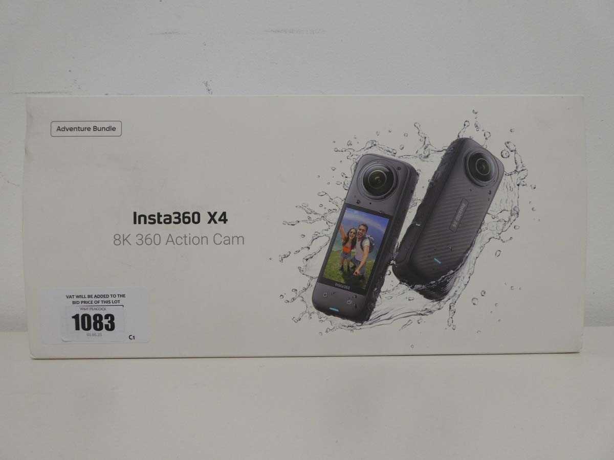 Lot Insta360 X4 8K 360 Action Camera, boxed