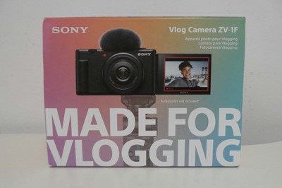 Lot SONY Vlog Camera, model ZV-1F, boxed *sealed*