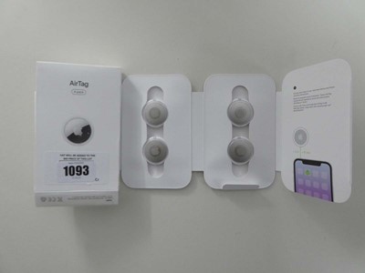Lot Apple AirTag 4 pack, model A2187, boxed