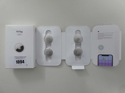 Lot Apple AirTag 4 pack, model A2187, boxed