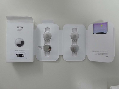 Lot Apple AirTag 4 pack, model A2187, boxed
