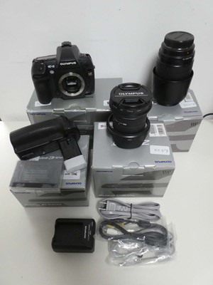 Lot Olympus E-5 Digital SLR Camera, boxed with...