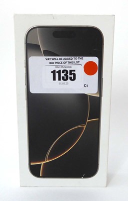 Lot Apple iPhone 16 Pro, 128GB, Natural Titanium,...