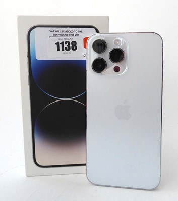 Lot Apple iPhone 14 Pro Max, 256GB, Silver, model...