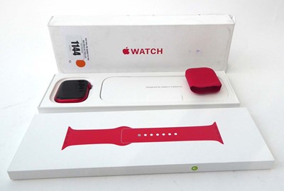 Lot Apple Watch Series 9, 45mm, Red Aluminium, Red...