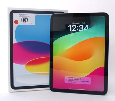 Lot Apple iPad (10th Generation) Wi-Fi, 64GB, Blue,...