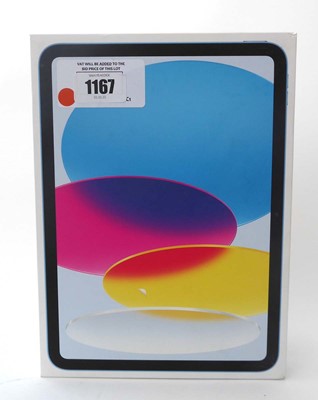 Lot 1167 - Apple iPad (10th Generation) Wi-Fi, 64GB, Blue,...